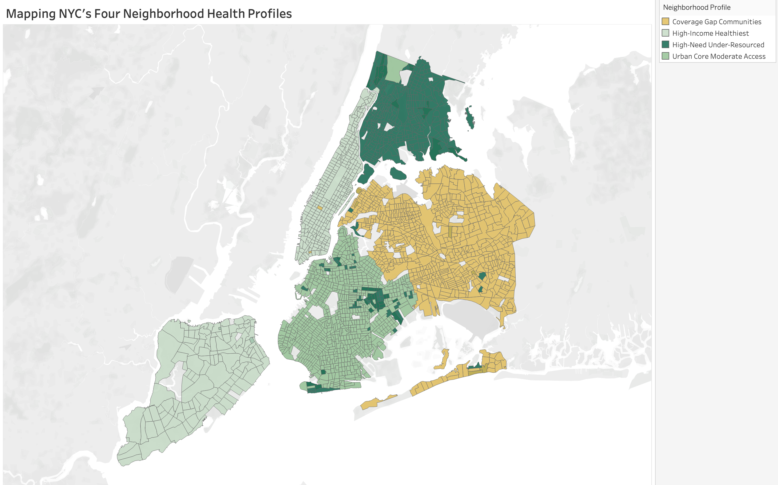 NYC neighborhood health profiles map